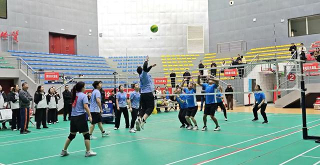 常德市审计系统第九届职工气排球赛开赛 11支队伍角逐赛场